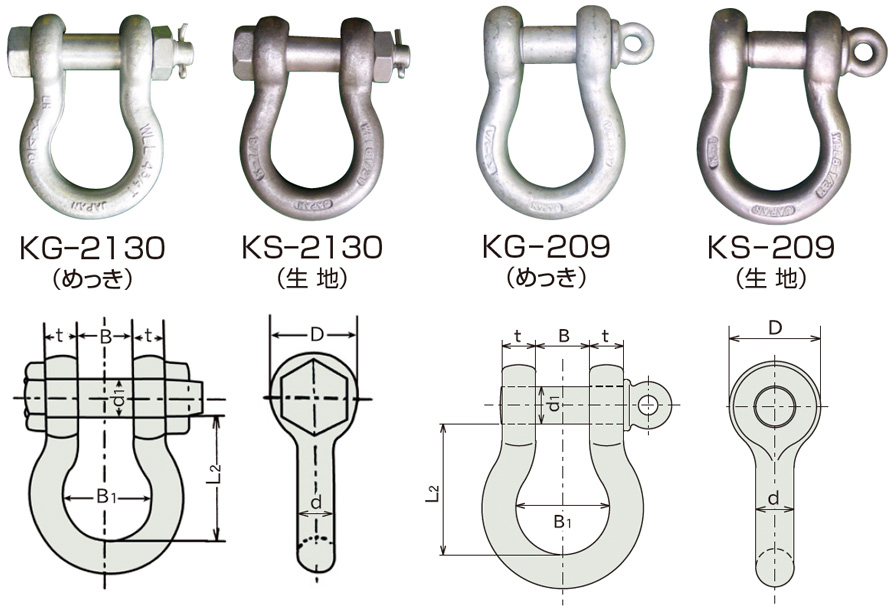 その他のシャックル | 関西工業株式会社